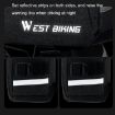 WEST BIKING YP0707301 Mountain Bike Handlebar Bag - Large Capacity Grey - 3