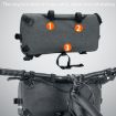 WEST BIKING YP0707301 Mountain Bike Handlebar Bag - Large Capacity Grey - 4