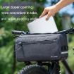 WEST BIKING YP0707301 Mountain Bike Handlebar Bag - Large Capacity Grey - 5