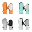 FLYING TERN 307 Lake Blue Waterproof Fleece Kids Gloves - Wear-resistant - 2