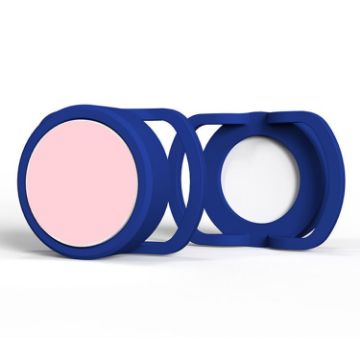 Anti-Lost Tracker Silicone Case for AirTag 2 PCS, 30mm (Blue+Pink) - 1