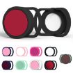 Anti-Lost Tracker Silicone Case for AirTag 35mm (White+Pink) 2 PCS - 2