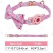 Pet Tracker Collar with AirTag Insert Buckle Bow - Pink - 3