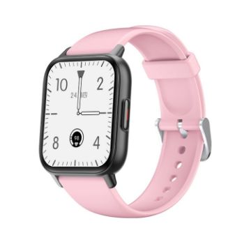 QS16Pro 1.69" Waterproof Smart Watch with Body Temp Detection - Pink - 1