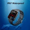 QS16Pro 1.69" Waterproof Smart Watch with Body Temp Detection, Silver Gray - 7