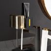 Wall Mounted Toothbrush Rack & Toothpaste Storage, Regular Black JM056 - 1