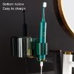 Wall Mounted Toothbrush Rack & Toothpaste Storage, Regular Black JM056 - 4