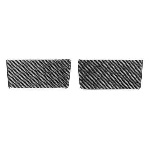 Chevrolet Corvette C8 Vanity Mirror Panel Sticker Set - Black (2pcs) - 1