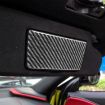 Chevrolet Corvette C8 Vanity Mirror Panel Sticker Set - Black (2pcs) - 7