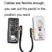 Electric Guitar Effect Line - Single Block Audio Instrument Cable, 15cm - 5