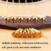 6PCS Red Big Diamond Pure Copper Guitar Caps Citrimine Style - 4