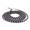 Guitar Connection Wire 0.5m Black White Noise Reduction Elbow Audio - 2