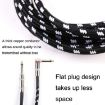 Guitar Connection Wire 1m Black White - Noise Reduction Elbow Audio - 3
