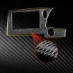 Chevrolet Corvette C8 RHD Central Control Screen Frame Sticker Black - 5