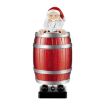 Santa Claus Wooden Barrels Automatic Ejection Cigarette Cases Toy - 1
