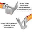 Multifunctional Tent Ground Nail Hammer for Outdoor Camping - Silver - 3