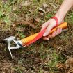 Multifunctional Tent Ground Nail Hammer for Outdoor Camping - Silver - 6