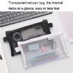 Transparent Mesh Exam Pen Bag - Triangle Style (Green) - Hechooses D033 - 5