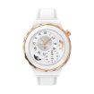 HW3 Mini Smart Watch - Heart Rate & Blood Oxygen Monitor, NFC, Gold/White - 1