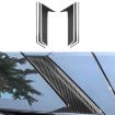 Chevrolet Corvette C8 Roof Camera Frame Sticker Set - 6pcs Black - 2