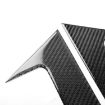 Chevrolet Corvette C8 Roof Camera Frame Sticker Set - 6pcs Black - 4