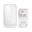 C03 1 For 1 Wireless IP44 Waterproof Touch Doorbell UK Plug White - 1