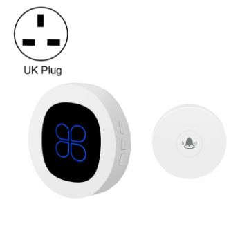 R16 Smart Wireless Self-Powered Doorbell UK Plug - 1 For 1 Hotel Home - 1