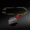 Chevrolet Corvette C8 Roof Engine Vent Sticker Set - 4pcs Black - 5