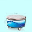 Ultrasonic Aromatherapy Diffuser Humidifier Essential Oil EU Plug Purple - 2