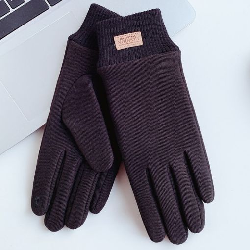 Winter Outdoor Cycling Touch Screen Warm Gloves Black - WST-03 - 1