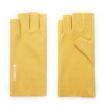 Winter Thin Flannel Warm Finger Gloves Nail Protective - Yellow - 1