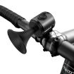 Compact BG-3502 Black Electric Horn for Kids' Bikes - Portable Bell - 1