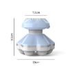 XF-76 Mini Massager USB Vibrator Whole Body Home Massager - Blue - 3