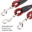 140cm 3 In 1 Multi-head Dog Leash Rope - Red - 4