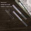 PJ1226 Music Spectrum Clipplane Tablature Clip - 1 Pair (Transparent) - 4