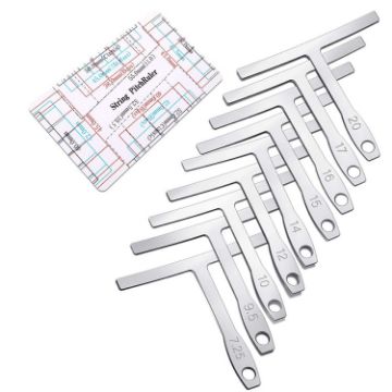 T-Type Guitar Ruler + String High Ruler Repair Measuring Tools - 1