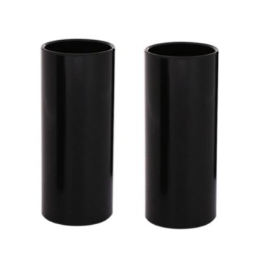 2PCS Black Stainless Steel Guitar Slide Tube, 51mm Folk Slide Block - 1