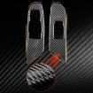 Chevrolet Corvette C8 Lift Button Sticker Set Black - 2pcs LHD - 4