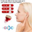 Rechargeable GM-915 CIC Hearing Aids Type-C Port Sound Amplifier (Red Blue) - 5