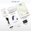 GM-105 Blue Ear-hook Rechargeable Hearing Aids, US Plug, Noise Cancelling - 7