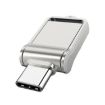64GB USB 2.0 & Type-C Dual-purpose High Speed Mini U Disk (Silver) - 1