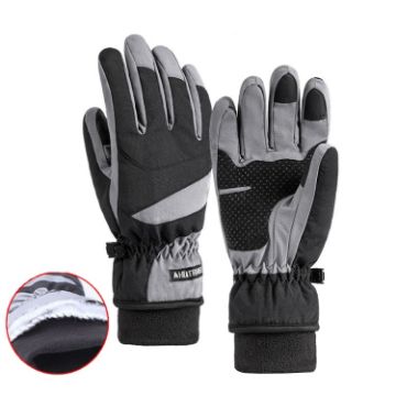 HLINTRANGE 061 XL Skiing Warm Waterproof Touch Screen Gloves (Thicker) - 1
