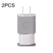 iPhone 11/12 Power Adapter & Cable Organizer Set - 2pcs Grey Case - 1