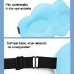 Pink 3D Cloud Eye Mask - Ice Silk Memory Foam Sleep Comfort Mask - 5