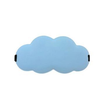 3D Cloud Eye Mask - Ice Silk Memory Foam Sleep Mask (Blue) - 1