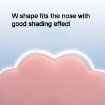 Purple 3D Cloud Eye Mask - Ice Silk & Memory Foam for Sleep Comfort - 4