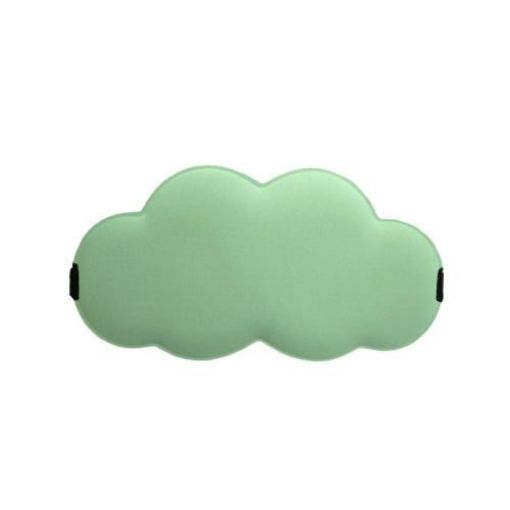 Green 3D Cloud Eye Mask - Ice Silk Memory Foam Sleep Comfort Mask - 1