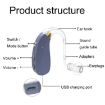 EN-T201A Digital Hearing Aid Sound Amplifier, Elderly Charging, Skin Color - 3