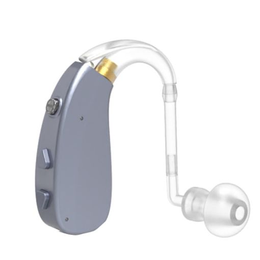 EN-T201A Digital Hearing Aid Sound Amplifier for Elderly - Metal Blue - 1