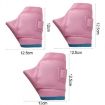 Adjustable Temperature Rechargeable Electric Heating Gloves, Size M, Pink - 3